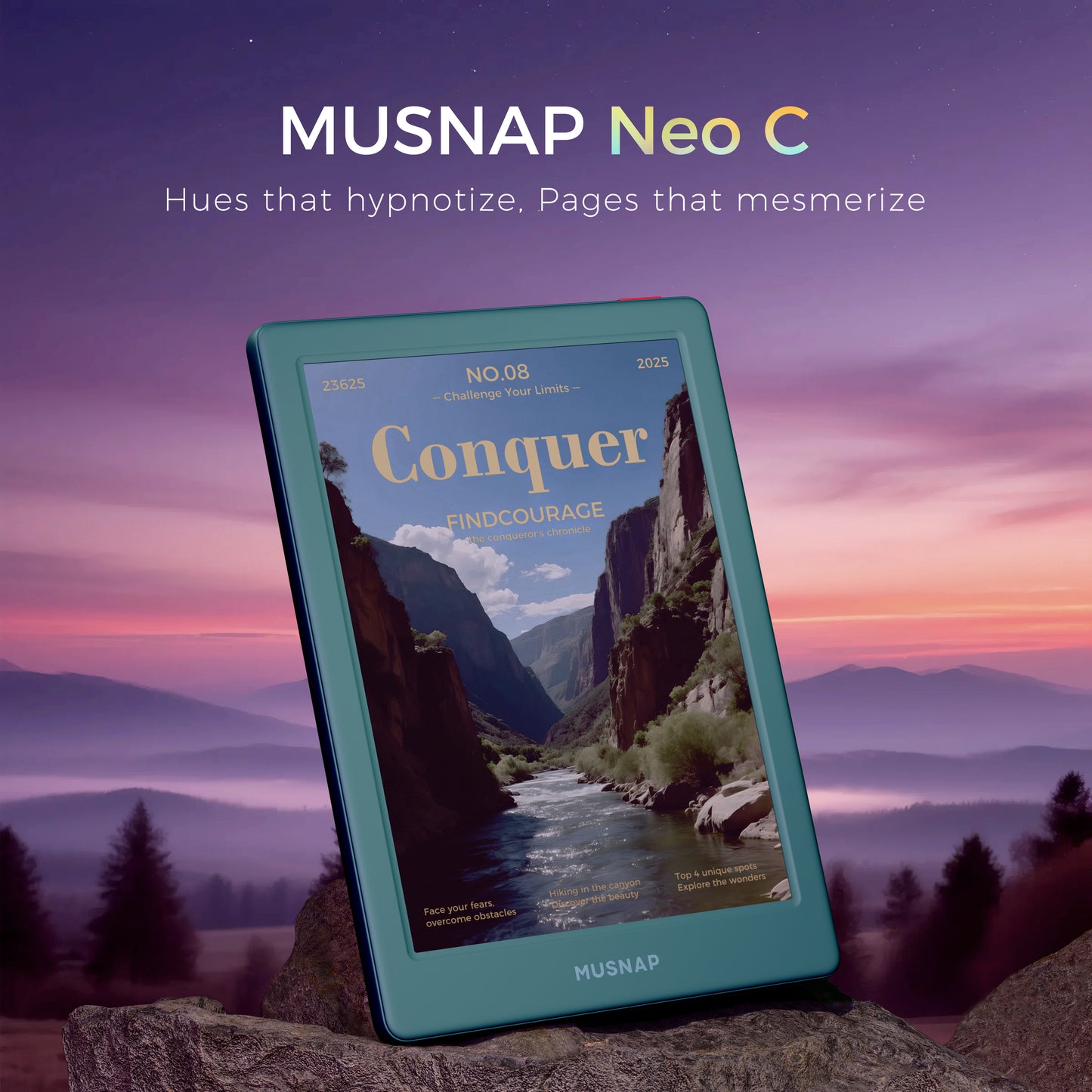 Neo C 64GB+4GB Colour eBook Reader Supports 3rd-Party apps, 6” E Ink ePaper eReader Digital Paper, with Color Display, Long Battery Life for Reading