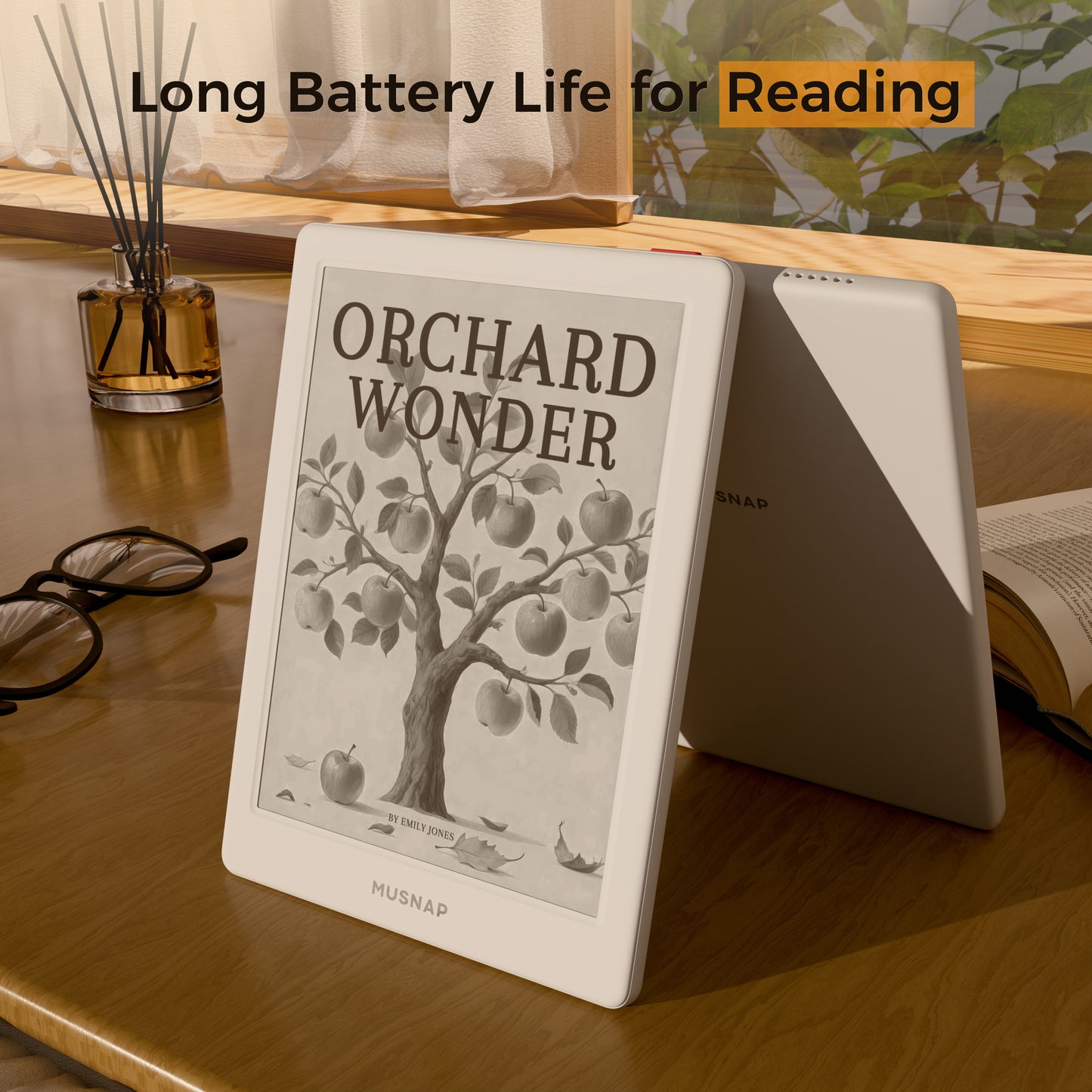 Neo 64GB+2GB eBook Reader Supports 3rd-Party apps, 6”E Ink ePaper eReader B/W Digital Paper, Long Battery Life for Reading