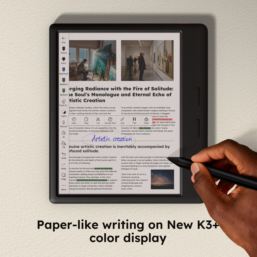 Musnap Ocean C 64GB+4GB 7” Color eBook Reader Supports Handwriting, 7”